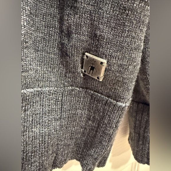 Smartwool Men’s Merino Wool 1/4 Zip Pullover Sweater Gray Size XL - Picture 6 of 11